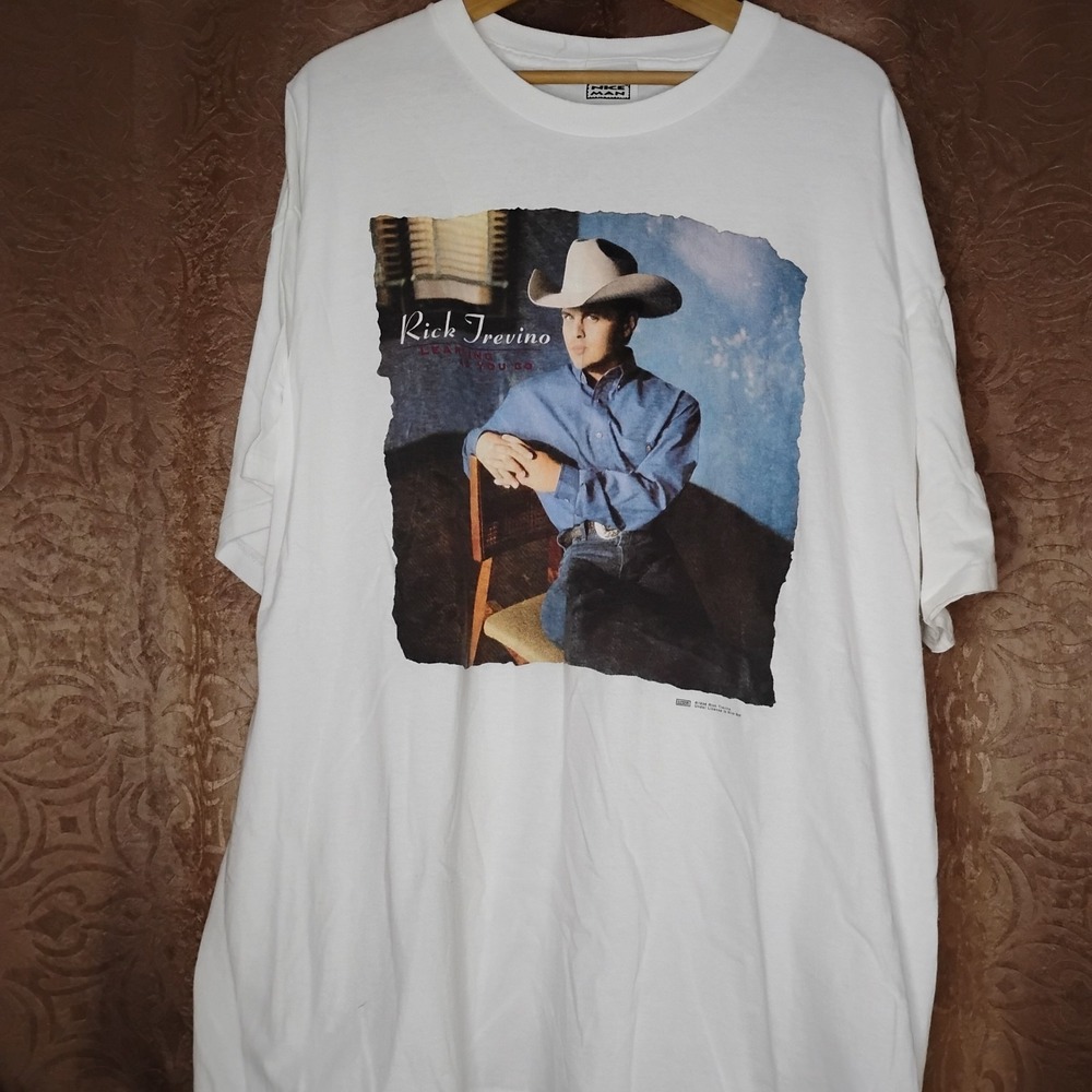 Vintage Rick Trevino "Learning As You Go" Concert T-shirt 1996  XXL